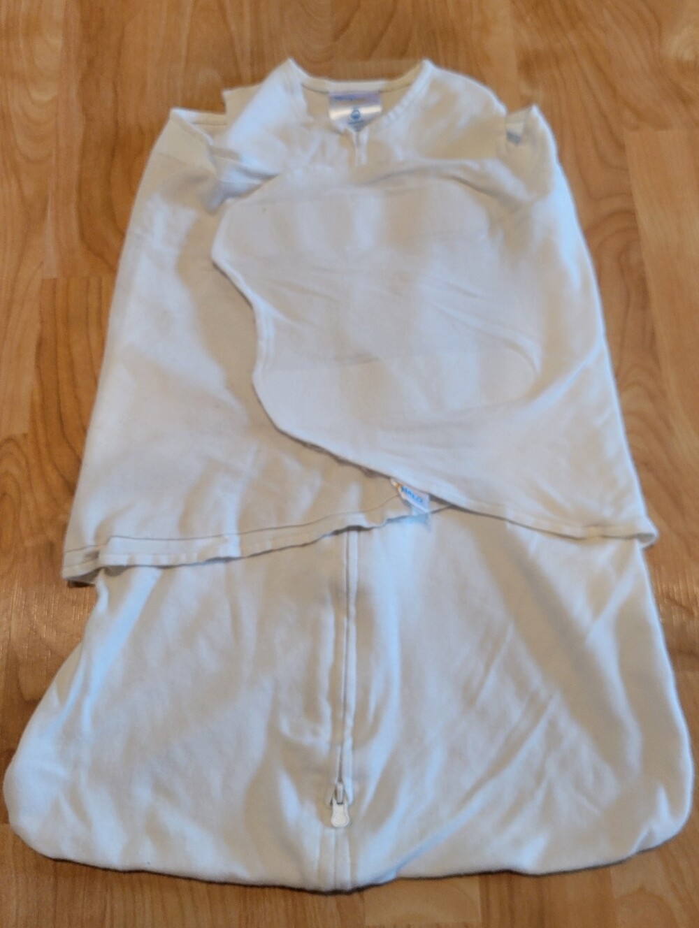 Halo SleepSack Swaddle Cotton White Size Newborn 0-3 Months